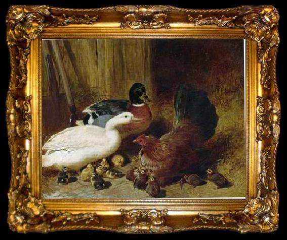 framed  unknow artist Poultry 086, ta009-2